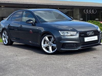 Used Audi A4 Black Edition 252 HP (185 kW) 2017 Grey Sedan