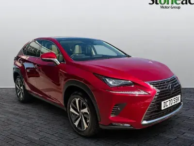 Used Lexus NX300h E-FOUR 197 HP (144 kW) 2020 Red SUV