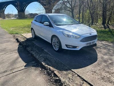 Used Ford Focus Titanium X 150 HP (110 kW) 2016 White Hatchback
