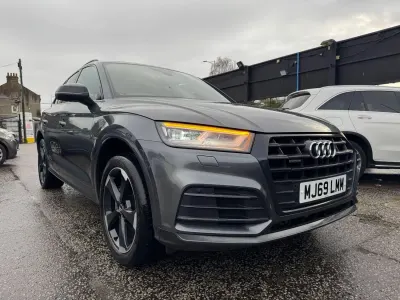 Begagnad Audi Q5 Black Edition 190 HK (139 kW) 2019 Grå SUV