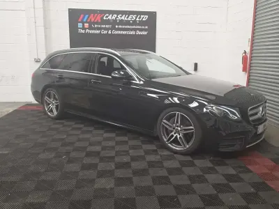 Used Mercedes E220 AMG line 2018 Black Estate
