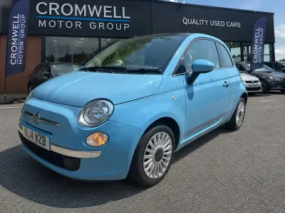 Used Fiat 500 Lounge 69 HP (50 kW) 2014 Blue Hatchback
