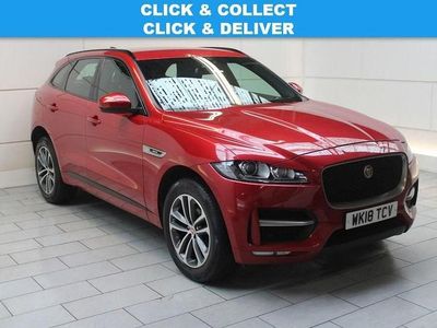 Red Used 2018 Jaguar F-Pace R-Sport SUV | £17,000 (Fair price)