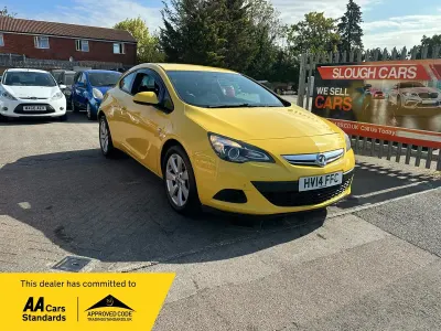 Used Vauxhall Astra GTC Sport 2014 Yellow Hatchback