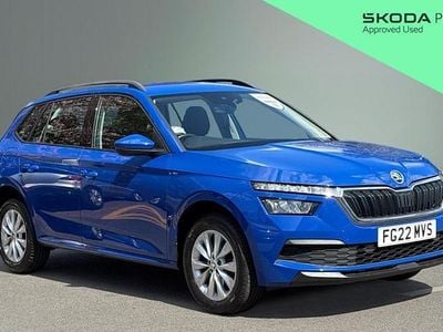 Usado Skoda Kamiq 95 HP (69 kW) 2022 Azul SUV
