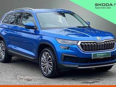 Race blue metallic Used 2022 Skoda Kodiaq SE L Executive SUV | £23,863 (Fair price)