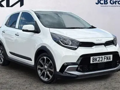 Begagnad Kia Picanto X-Line 67 HK (49 kW) 2023 Vit Halvkombi