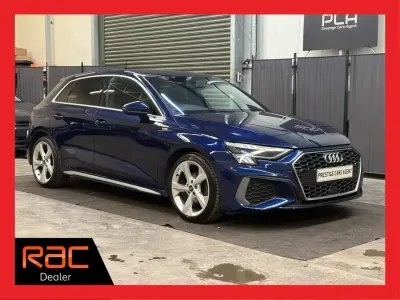 Used Audi A3 Sportback S-Line 110 HP (80 kW) 2023 Blue Hatchback