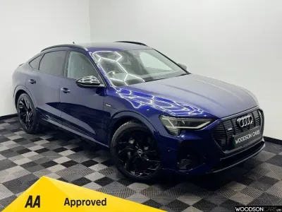 Used Audi e-tron Black Edition 230 kW (313 HP) 2022 Blue SUV