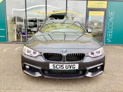 Begagnad BMW 420 M Sport 184 HK (135 kW) 2015 Grå Sportkupé