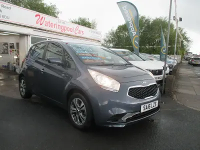 Used Kia Venga 89 HP (65 kW) 2016 Blue Hatchback