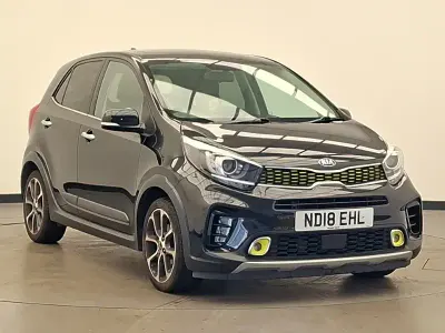 Used Kia Picanto X-Line 83 HP (61 kW) 2018 Black Hatchback