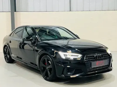 Used Audi A4 Black Edition 150 HP (110 kW) 2019 Black Sedan