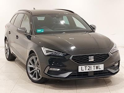 Used Seat Leon FR Sport 150 HP (110 kW) 2021 Black Estate