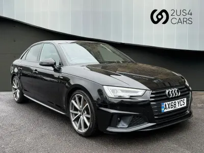 Used Audi A4 Black Edition 150 HP (110 kW) 2019 Black Sedan