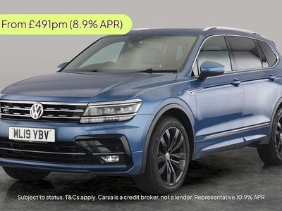 Blue Used 2018 VW Tiguan Allspace R-line SUV | £23,979 (Fair price)