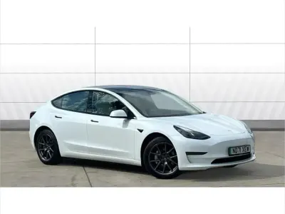 Used Tesla Model 3 Long Range AWD 366 kW (498 HP) 2021 White Sedan