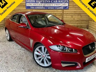 Used Jaguar XF Portfolio 275 HP (202 kW) 2013 Red Sedan