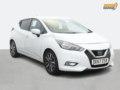 Used Nissan Micra N-Connecta 90 HP (66 kW) 2017 White Hatchback