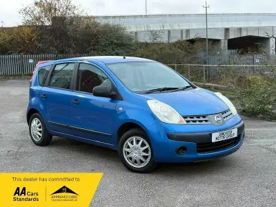 Used Nissan Note S 87 HP (63 kW) 2007 Blue Hatchback