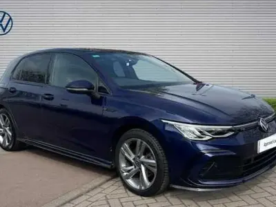 Used VW Golf VIII R-line 150 HP (110 kW) 2022 Blue Hatchback