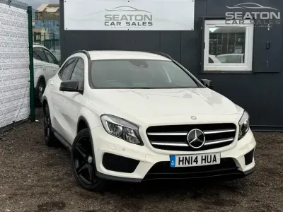 Käytetty Mercedes GLA220 AMG line 170 HP (125 kW) 2014 Valkoinen Katumaasturi