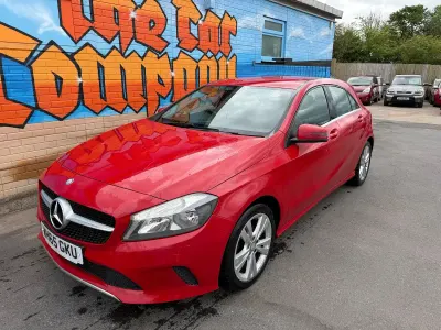Used Mercedes A180 109 HP (80 kW) 2016 Red Hatchback