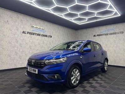 Blue Used 2021 Dacia Sandero Comfort Hatchback | £7,999 (Fair price)