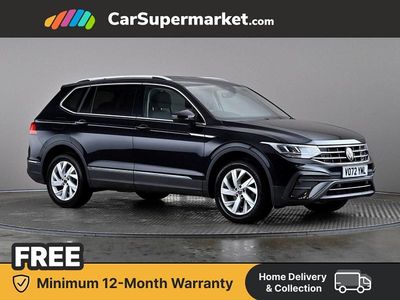 Black Used 2022 VW Tiguan Allspace Life SUV | £19,997 (Fair price)