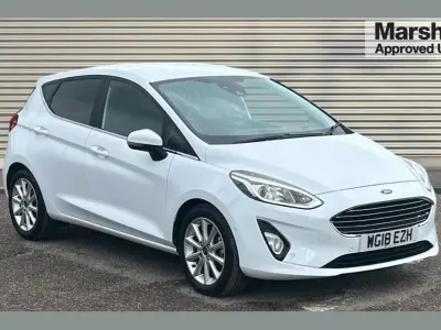 Used Ford Fiesta Titanium 99 HP (72 kW) 2018 White Hatchback