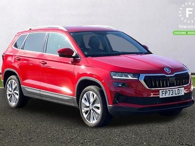 Used Skoda Karoq SE L 116 HP (85 kW) 2023 Red SUV