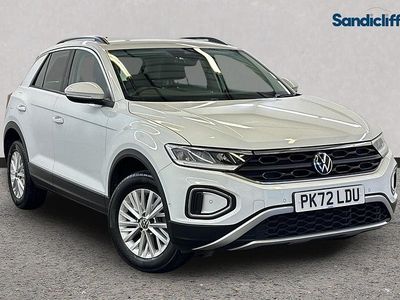White Used 2022 VW T-Roc Life SUV | £18,405 (Fair price)