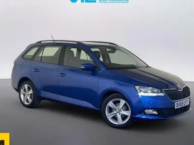 Used Skoda Fabia SE L 95 HP (69 kW) 2019 Blue Hatchback