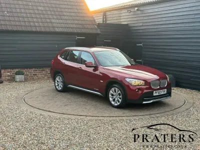 Used BMW X1 Sport Line 204 HP (150 kW) 2010 Red SUV
