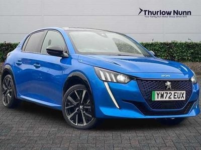 Used Peugeot e-208 GT 100 kW (136 HP) 2023 Blue Hatchback
