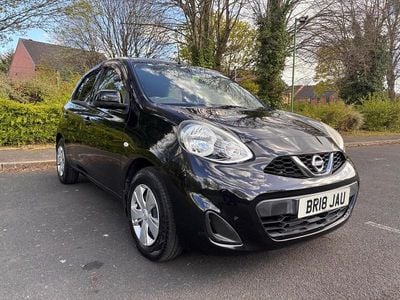 Begagnad Nissan Micra S 90 HK (66 kW) 2018 Svart Halvkombi