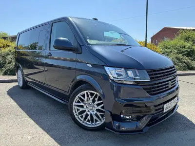 Used VW T6.1 Highline 150 HP (110 kW) 2022 Blue Van
