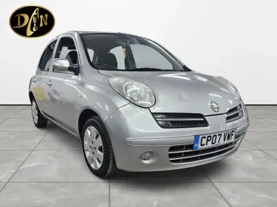 Begagnad Nissan Micra 88 HK (64 kW) 2007 Silver Halvkombi