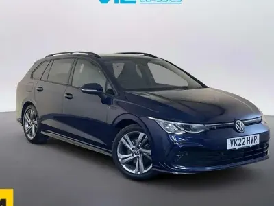 Used VW Golf VIII R-line 150 HP (110 kW) 2022 Blue Estate