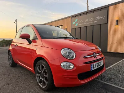 Used Fiat 500 Pop 2021 Orange Cabriolet