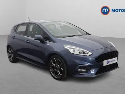 Used Ford Fiesta ST-Line 125 HP (91 kW) 2021 Blue Hatchback