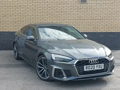 Used Audi A5 S-Line 163 HP (119 kW) 2020 Grey Coupe