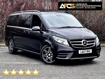 Black Used 2017 Mercedes V220 AMG line MPV | £24,480