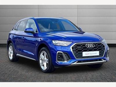 Used Audi Q4 Sportback e-tron S-Line 219 kW (299 HP) 2021 Blue SUV
