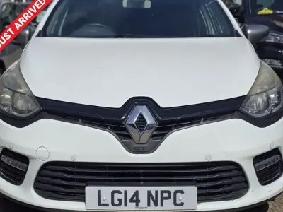 Used Renault Clio IV GT-Line 120 HP (88 kW) 2014 White Hatchback