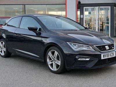 Used Seat Leon FR 125 HP (91 kW) 2018 Black Hatchback