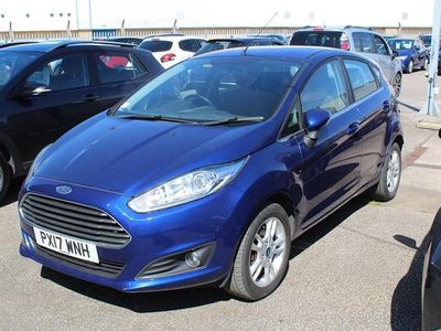 Usado Ford Fiesta Zetec 2017 Azul Citadino