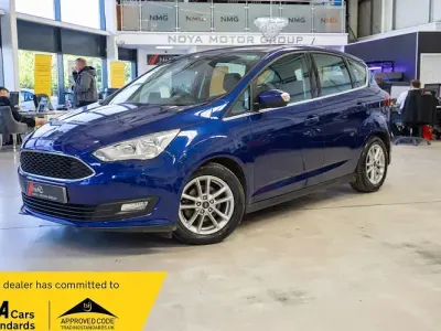 Used Ford C-MAX Zetec 125 HP (91 kW) 2018 Blue MPV