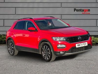 Red Used 2021 VW T-Roc Active SUV | £16,695 (Good price)