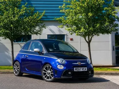 Used Abarth 595 Turismo 165 HP (121 kW) 2017 Black/blue Hatchback
